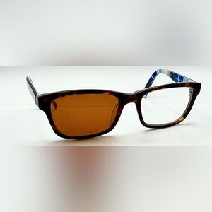 Sperry Falmouth Tortoise Blue Oval Sunglasses Frames Only